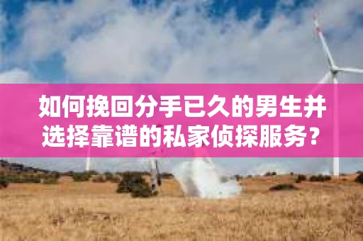 如何挽回分手已久的男生并选择靠谱的私家侦探服务？