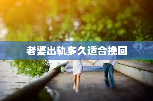 老婆出轨多久适合挽回