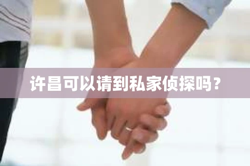许昌可以请到私家侦探吗？
