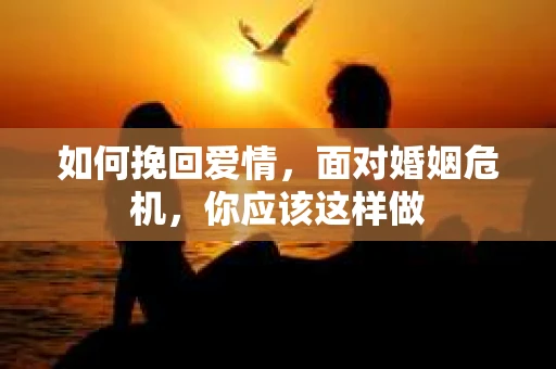 如何挽回爱情，面对婚姻危机，你应该这样做