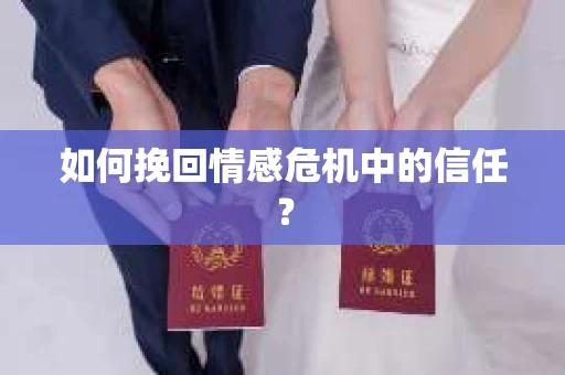 如何挽回情感危机中的信任? 如何挽回情感危机中的信任?