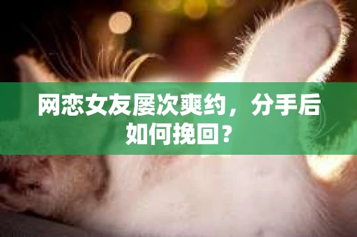 网恋女友屡次爽约,分手后如何挽回? 网恋女友屡次爽约,分手后如何挽回?