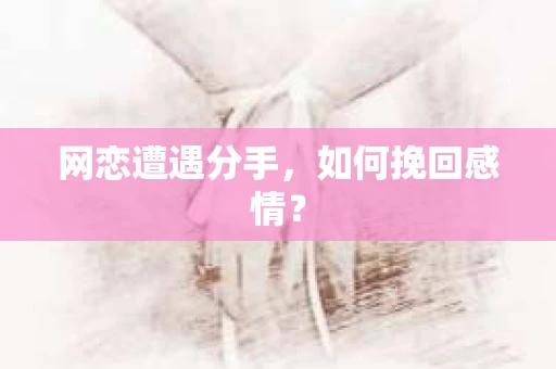 网恋遭遇分手，如何挽回感情？