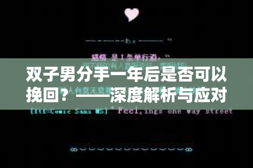 双子男分手一年后是否可以挽回？——深度解析与应对策略